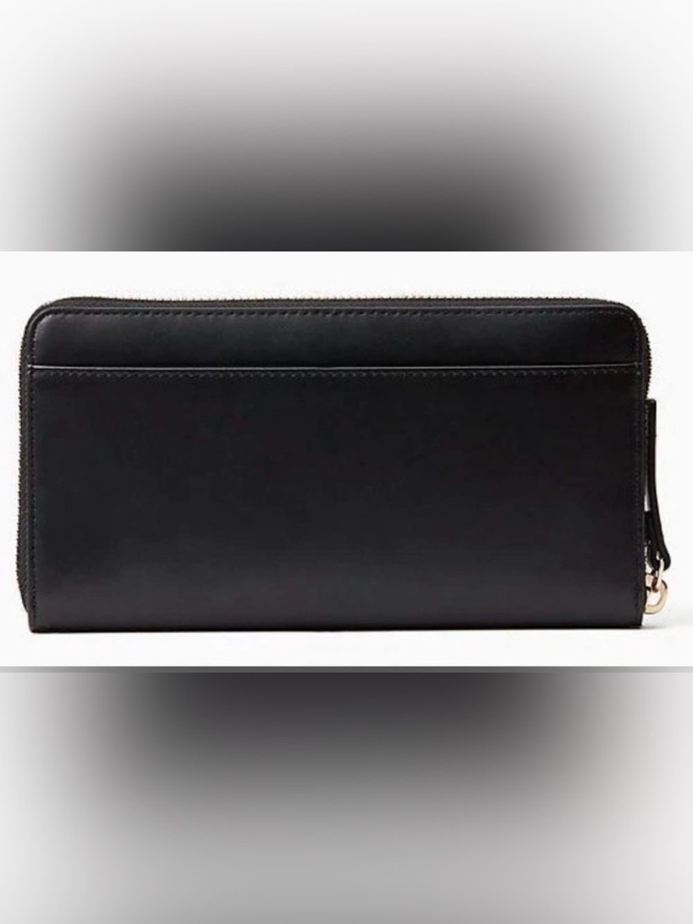 NWT kate spade Black Leather Poodle Wristlet with Pink & Teal Accents (Dust bag) - Picture 4 of 7